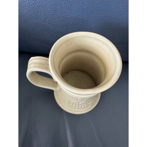 Vintage Alexander Keith's Fine Beer Stein Ceramic Advertising Pottery Mug Beige - Picture 3 of 4